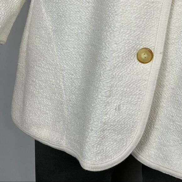 Kitten's Vintage Red Bird White sweater Jacket - Picture 3 of 13